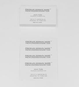 PREMIUM DOMAIN NAME™ TRADEMARK BUSINESS CARDS (1)